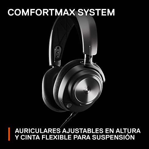SteelSeries Arctis Nova Pro - Cascos Xbox Con Cable - Audio alta res - Audio espacio 360° - GameDAC Gen 2 - Micro ClearCast Gen 2 - Xbox, PC, PS5, PS4, Switch 2