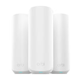 NETGEAR Orbi Mesh WiFi 7 Orbi Serie 370 (RBE373) | Doble Banda WiFi 7 - Router inalámbrico + 2 extensors de Rango, Funciones de Seguridad, 3,6 Gbps, Cubre 360 m2, 70 Dispositivos, BE3600
