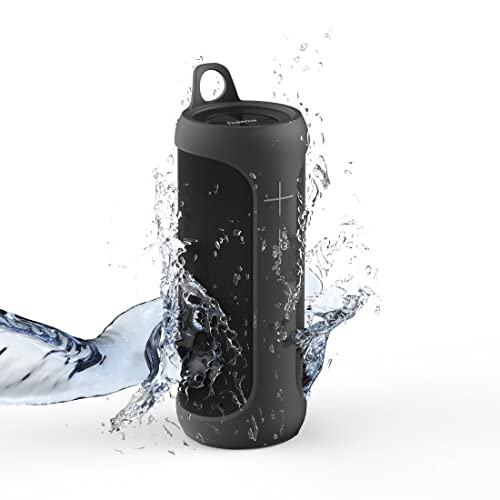 Hama | Altavoz Bluetooth Twin 3.0 (Altavoz Inalámbrico, Gran Potencia, Resistente al Agua IP67, Se Puede Dividir en 2 Altavoces Individuales) Color Negro