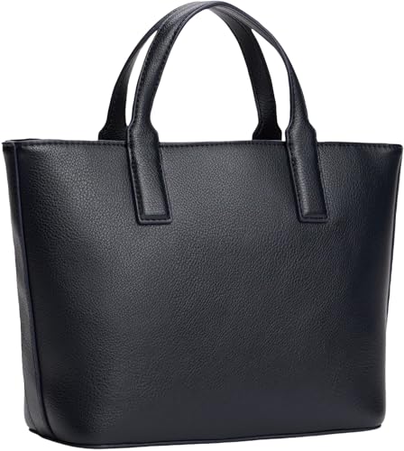 Tommy Hilfiger Bolso Tote Mujer Logotape Mini pequeño, Azul (Space Blue Corp), Talla Única