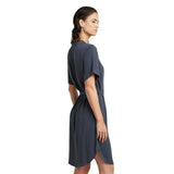 G-STAR Belted Dress SS Wmn Vestido Informal, Gris Petrol D26157-d573-860, XXS Mujeres