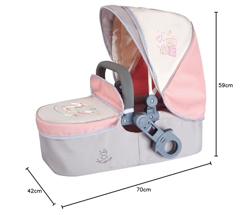 Carrito para Muñecas Decuevas Funny Plegable 3 en 1 41 x 62 x 70 cm