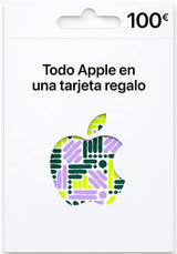 Apple Gift Card - App Store, iTunes, iPhone, iPad, AirPods, MacBook, accesorios y mucho más 100€ - para España - por post