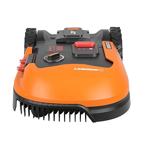 WORX Landroid L WR147E - Cortacésped para Jardines de hasta 1000 m², Plataforma Flotante Especialmente silenciosa