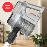 Solac Solution AE2545 - Aspirador versátil, escoba, mano y lanza rincones, baterías de litio 29.6V, depósito 650 ml, zapata con 2 cepillos intercambiables, filtro HEPA, autonomía de 45 min