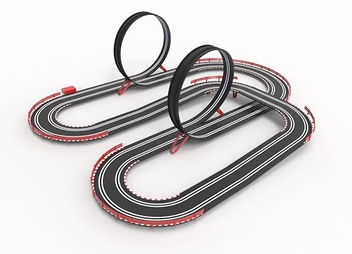 SCALEXTRIC - Circuito Compact - Pista de Carreras Completa - 2 Coches y 2 mandos 1:43 (Formula Race to Win)