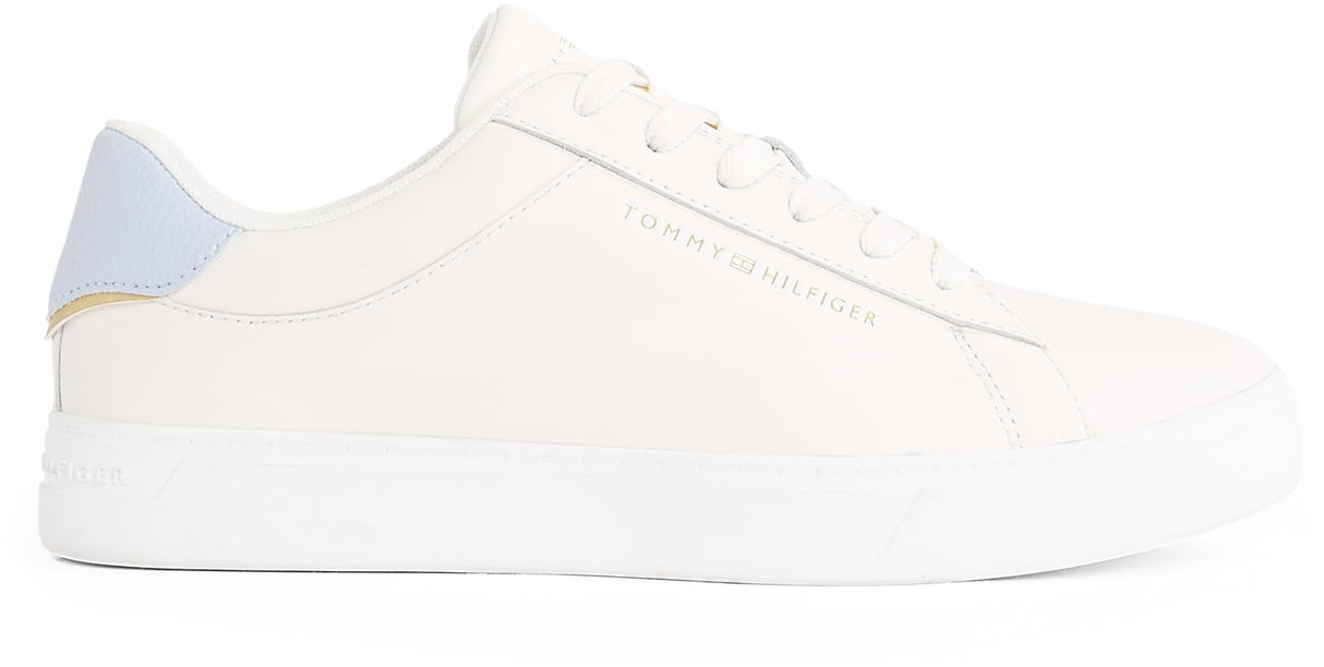 Tommy Hilfiger Runner Sneaker Mujer Essential Low Top, Marfil (Ancient White), 38