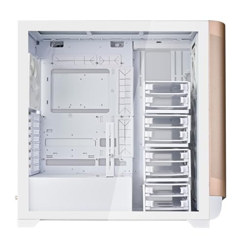SilverStone Technology Seta A2 chasis Torre Mediano excepcionalmente versátil, Oro Rosa, Blanco, SST-SEA2Y-GWG