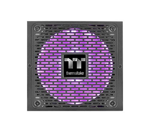 Thermaltake Toughpower GF1 750W ARGB | Fuente de alimentación para PC ATX | 80 Plus Gold | Totalmente Modular | Ventilador silencioso de 140 mm | Certificación UE | Negro