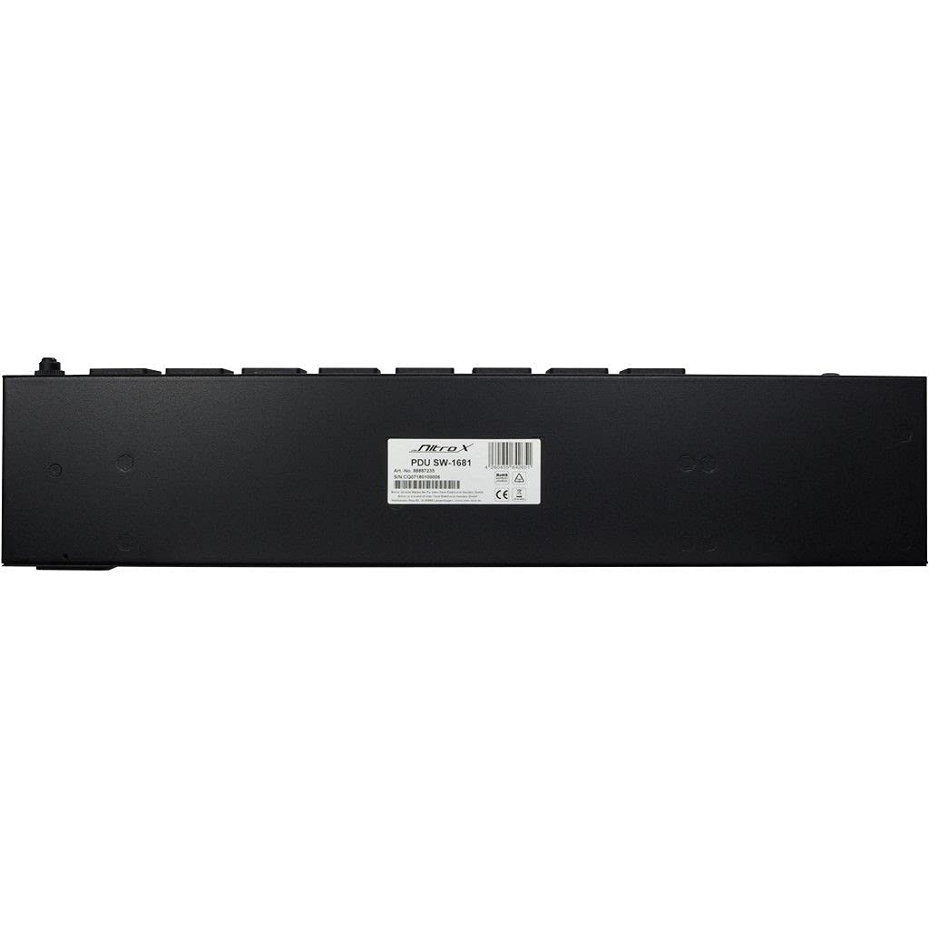 Inter-Tech SW-1681 8salidas AC Negro Unidad de distribución de energía (PDU) - Unidades de distribución de energía (PDU) (Conmutado, Negro, 8 Salidas AC, C20 acoplador, C13 acoplador, Corriente,