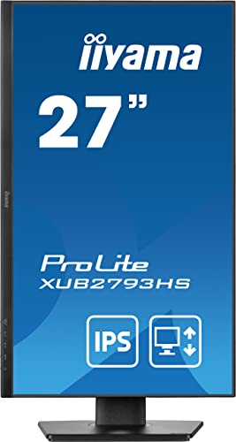 iiyama Monitor XUB2793HS-B7-27, IPS, 1920x1080/100Hz, 1H1DP, HAS