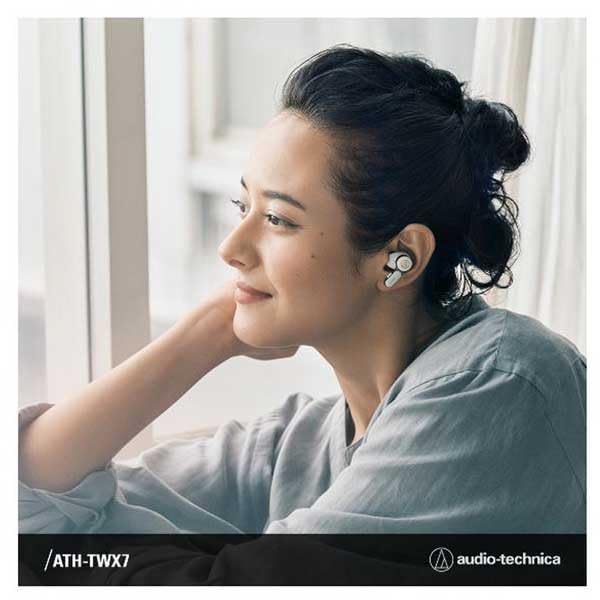 Audio-Technica Auriculares in Ear Bluetooth Iberia ATH-TWX7WH Blanco