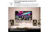 LG 32G810SA-W Monitor Ultragear, 31.5", 4K UHD, Panel IPS, 3840 x 2160, 144Hz, 1ms, G-Sync Compatible y FreeSync Premium, Pivotable, Blanco