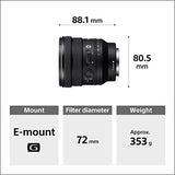 Sony FE C 16-35mm T3.1 - Objetivo Zoom Gran Angular, Objetivo Serie Cine (SELC1635G)
