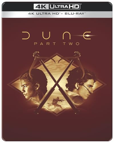 Dune: Part II Double Steelbook Collector’s Edition [4K Ultra HD] [2024] [Blu-ray] [Region Free]