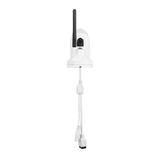 ABUS WLAN outdoor camera PPIC44520 - Cámara con aplicación, detección de movimiento, diferenciación de objetos, notificación push, visión nocturna, tarjeta de memoria de 8 GB, 1080p/Full HD, blanco