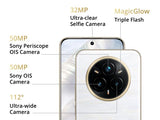 realme 14 Pro+ Smartphone 5g, 8+256GB, Blanco,Cámara Sony 3X Periscópica con OIS,Diseño Que Cambia de Color con el frío,Batería 5260 mAh,IP69, Pantalla de 120 Hz, Exclusivo de Amazon (sin Adaptador)