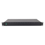INFITRONIC - IN19PLG003-19 Pulgadas USB-C 3.0 Hub16 Puertos con estación de Carga y sincronización (Montaje en Rack de 1 UE)