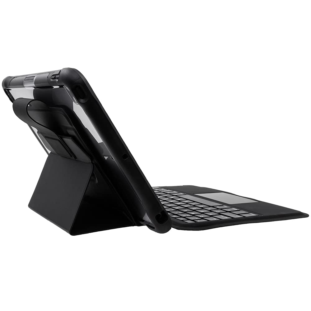 Otterbox Funda Teclado UnlmitED para iPad 10,2' (7.ª Gen / 8.ª Gen / 9.ª Gen), Resistente a caídas, con Teclado FRANCÉS, Testeada con los Estándares Militares, Negro/Transparente, Sin Pack Retail