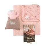 ARIAS - Muñeca Reborn Esther de 45 cm con Manta y Peluche, Bebé Realista con Ropita Rosa, Chupete y Chupetero, Extremidades de Vinyl y Cuerpo Blando, Juguete para Niños y Niñas +3 años (ARI98083)