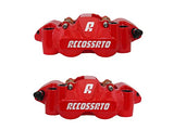 Par de pinzas de freno radiales Accossato Forjada monobloque Distancia entre ejes 108 mm con pistones de aluminio con pastillas ST incluidas para Yamaha MT-09 SP de 2022 a 2022, 900 cc