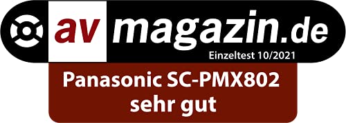 Panasonic SC-PM702EB-K Premium - Microestéreo (Bluetooth, Airplay, Dab+, CD, FM, Plateado)