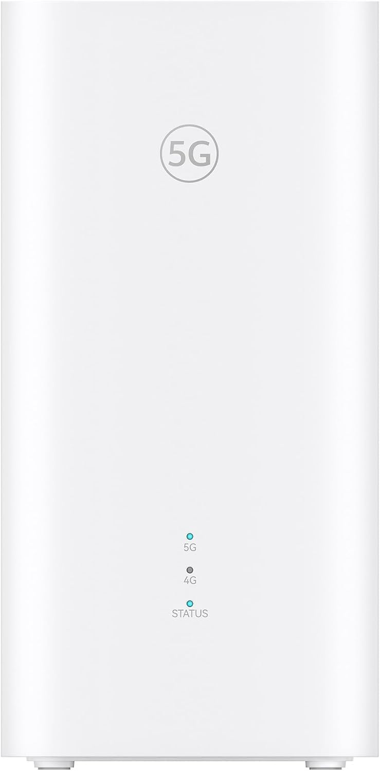 5G CPE 5s, H153, Router 5G con SIM, Wi-Fi 6 AX3000, 3.600 Mbps en DL/500 Mbps en UL, Antena de Alta Ganancia de 9 dBi, Puerto LAN/WAN, Diagnóstico Visualizado del Wi-Fi, 42 Meses de Garantía