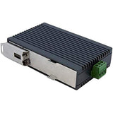StarTech.com IES5102 - Switch industrial de 5 puertos RJ45 (Ethernet 10/100, no gestionado, montaje en carril DIN certificado IP30), negro
