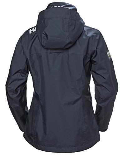 Helly Hansen W Crew Hooded Jacket Chaqueta, Azul marino, XS Mujer