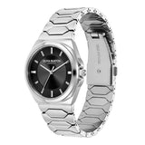 Olivia Burton Reloj Analógico de Cuarzo Multifunción para Mujer Colección Lustre Collection con Correa en Acero Inoxidable