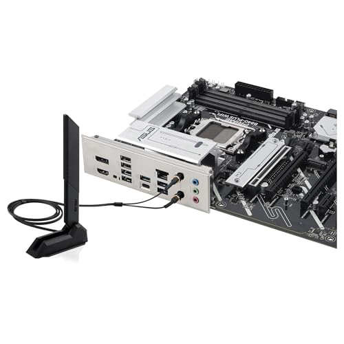 ASUS Prime B840-PLUS WiFi - Placa Base AMD ATX, DDR5, PCIe 4.0 Ready, Tres Ranuras M.2, Wi-Fi 6E, Realtek 2.5Gb Ethernet, DisplayPort, HDMI, USB 10Gbps Tipo-A y Tipo-C, BIOS Flashback, Aura Sync