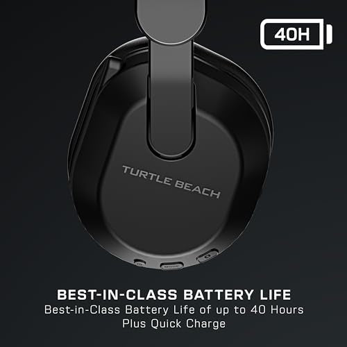 Turtle Beach Stealth 500 Negro Auriculares de juego inalámbricos con 40 horas Batería y Bluetooth para Xbox Series X o S, Xbox One y móvil