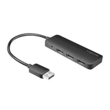 LogiLink Divisor 4K DisplayPort a HDMI, 1x DP a 3X HDMI, señal DisplayPort a 3 Dispositivos HDMI al Mismo Tiempo, Longitud del Cable: 17 cm