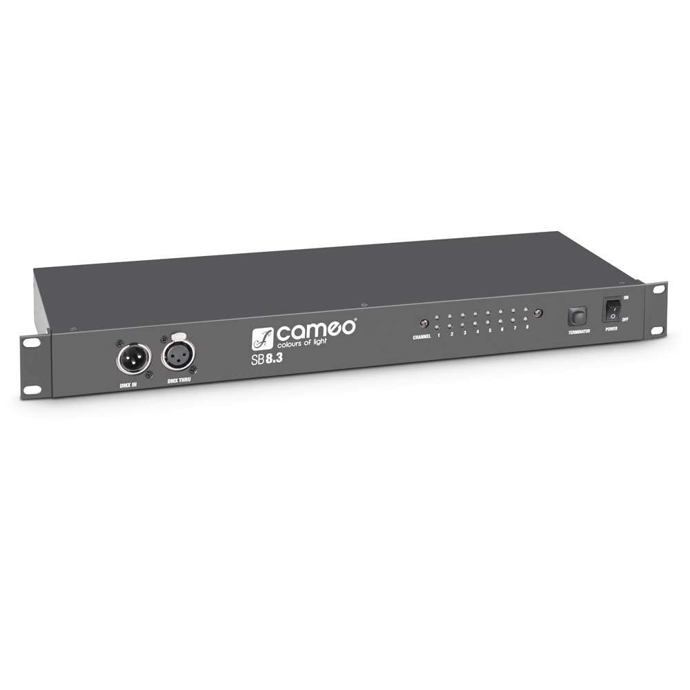 Cameo SB8.3 - Distribuidor DMX de 8 canales (3 pines)