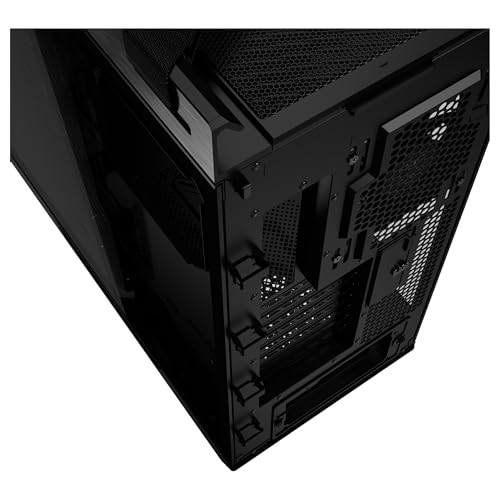 ASUS ROG Strix Helios II GX601S - Chassis EATX Gaming de Aluminio, diseño de Rejilla de Diamantes, 4 Ventiladores, gestión vertátil de Cables, Controlador ARGB, USB-C, Correas de Transporte - Negro