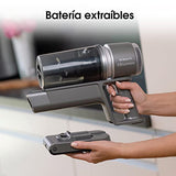 Hisense HVC6464A Aspirador Escoba sin cable, 25.2V, autonomía hasta 60 minutos , indicador LED de carga, accesorios para aspirar y fregar suelos con cepillo mopa