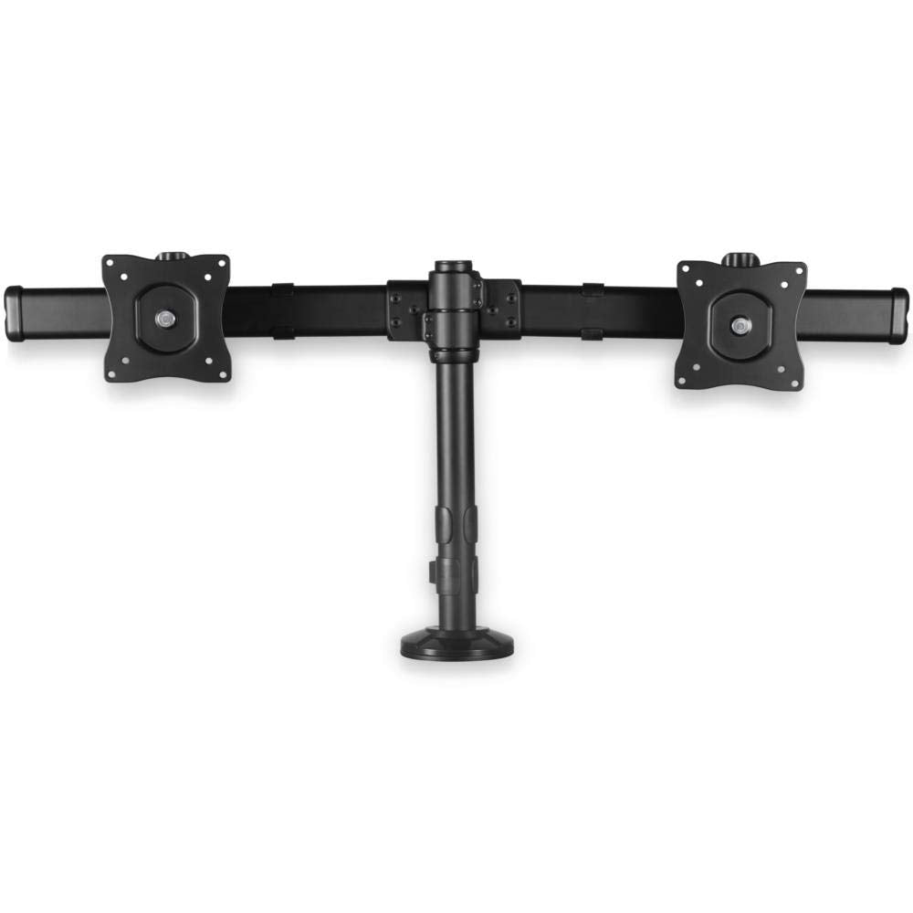 StarTech.com Brazo para Escritorio de Dos Monitores - con Barra Horizontal - Soporte de Mordaza/Ojal para Escritorio