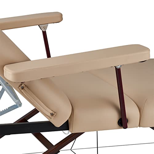 Master Masaje 71 cm del Ray™ Salon Mobile Masajeador Belleza Cama Sofá Paquete con calefacción Therma-Top®-Beige
