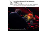 LG 27GX790A-B Monitor Ultragear, 26.5'', OLED, 2560x1440, 480Hz, 0,03ms, G-Sync Compatible y FreeSync Premium Pro, Pivotable, Morado Grisáceo