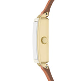Skagen Reloj Analógico para Mujer de Cuarzo con Correa en Cuero SKW3149