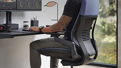 Steelcase Gesture Sillas de Oficina, Acero Inoxidable, poliéster, plástico, Caqui, Talla única