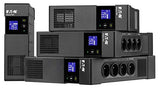 Eaton Ellipse Pro 650 DIN - Fuente de alimentación ininterrumpida (SAI) - Potencia 650 VA con protección contra sobrevoltaje (4 Salidas Schuko) y regulación de Voltaje (AVR), Negro