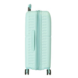 Pepe Jeans Chest Maleta mediana azul 48x70x28 cms Rígida ABS Cierre TSA integrado 79L 3,22 kgs 9 Ruedas dobles
