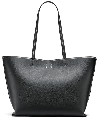 DKNY Nicole Tote, Muerto Mujeres, Negro y Gris Topo Claro, Talla única
