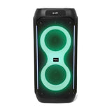 Ibiza - COLUMBA800 - Potente Altavoz 2x8/20cm con batería Recargable - Bluetooth, Micro-SD, USB, Aux, 2 Mic IN, 1 GT IN, RCA out - TWS - LED Multicolor Infinito - Mango