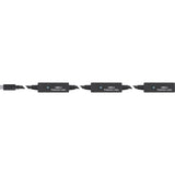 InLine USB 3.2 Gen.1 - Cable alargador activo USB 3.2 Gen.1, conector USB-C macho a USB-C hembra, cable Reapter con amplificación de señal, larga distancia, para discos duros, impresoras, cámaras web,