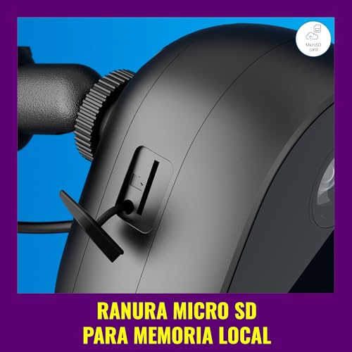 WiZ Cámara de Seguridad para Exteriores Vídeo Full HD, visión Nocturna IR, detección de Movimiento y Sonido, se Conecta a tu Wi-Fi, Control por Voz/App, Funciona con Google Home, Alexa y HomeKit.