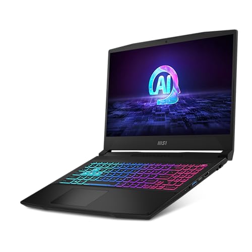 MSI Katana A15 AI B8VF-610XES - Ordenador portátil 15.6" (Ryzen 7 8845HS, RAM 16Gb, 1TB SSD, Free Dos), Negro, Teclado QWERTY español