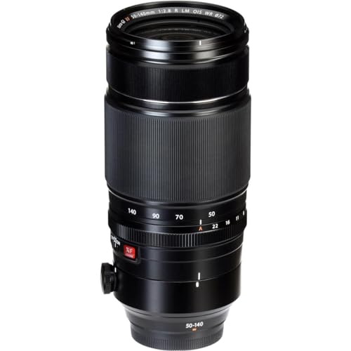 Fujifilm XF 50-140 mm f/2.8 R LM OIS WR - Objetivo para Fujifilm X Mount (distancia focal 50-140 mm, apertura f/2.8-22, zoom óptico 2.8x, estabilizador óptico, diámetro: 72mm), negro