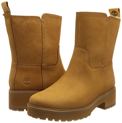 Timberland Carnaby Cool Basic Warm Pull On WR Botas de moda para Mujer, Wheat, 38.5 EU